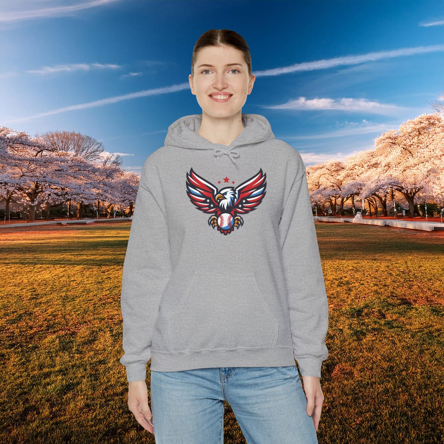 Washington Baseball Eagle Hoodie