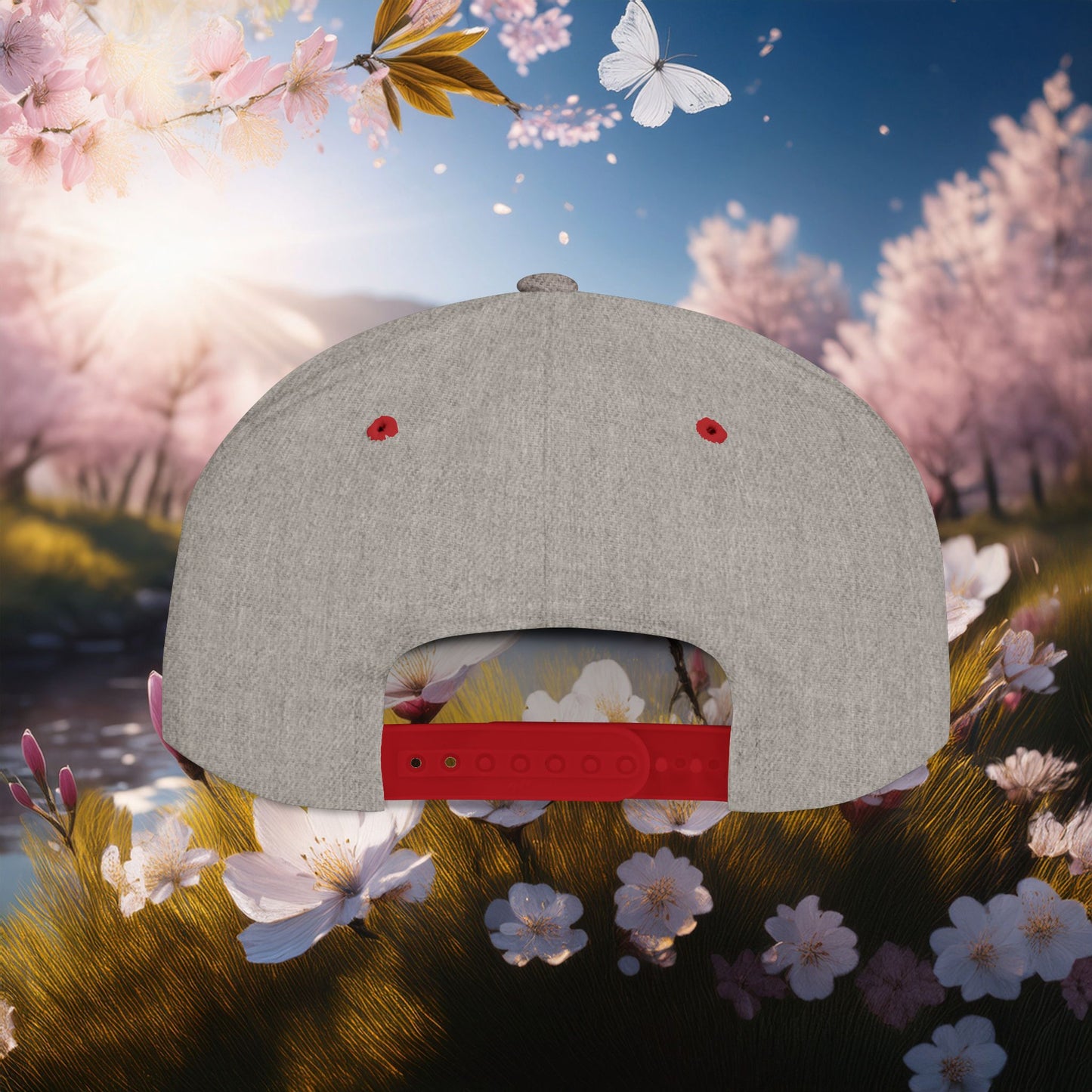 Rainbow Kiss Flat Bill Snapback