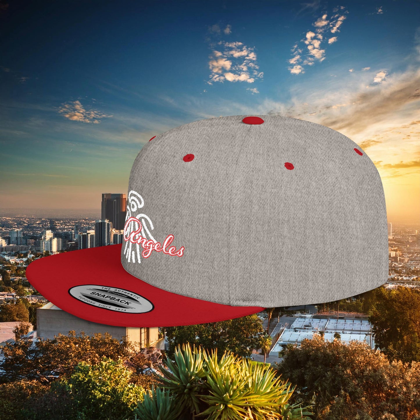 LA Angel Flat Bill Snapback