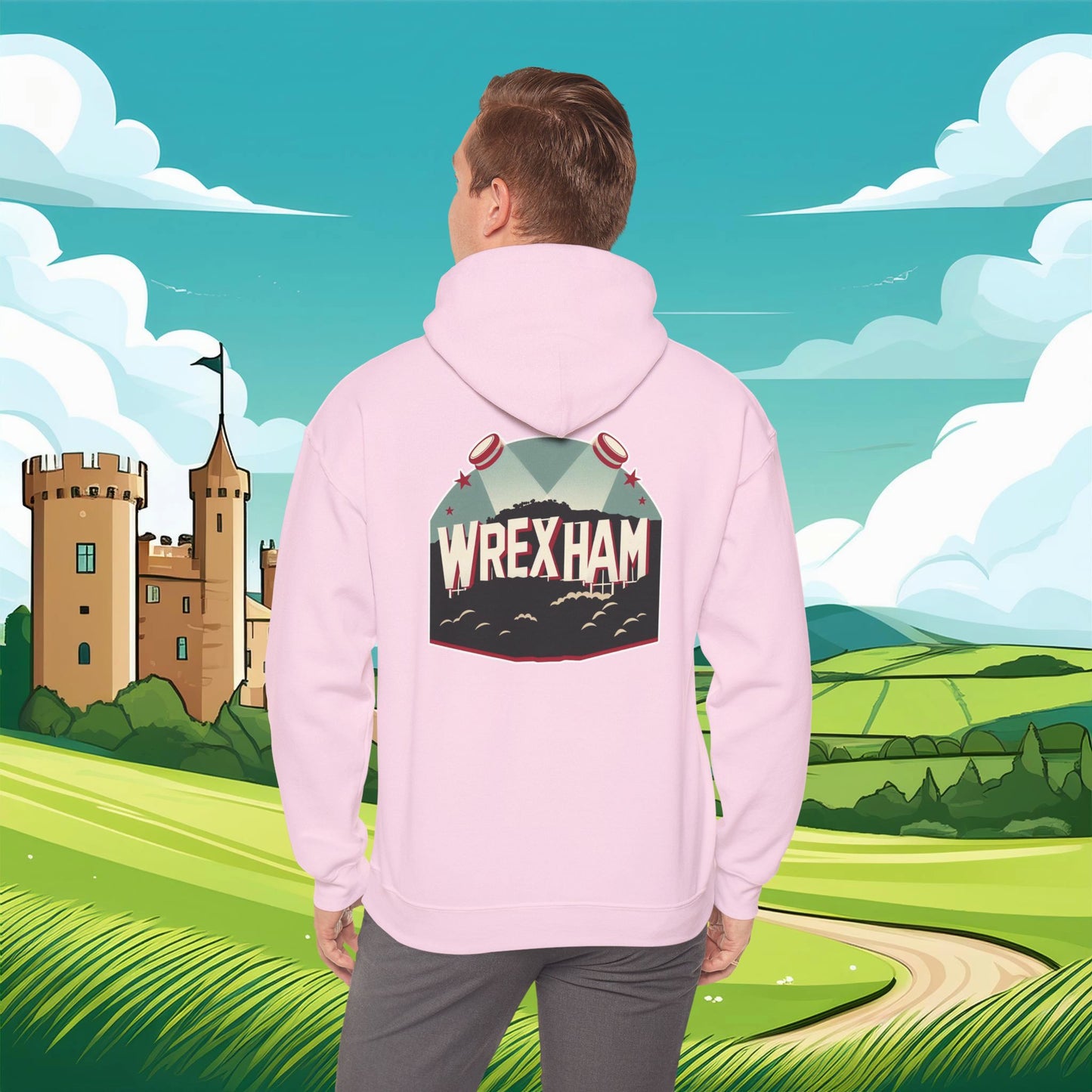Wrexham Hollywood Sign Hoodie
