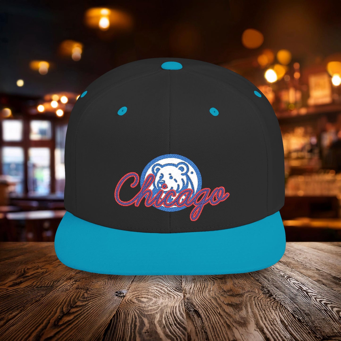 Chicago Bear Cub Baseball Flat Bill Snapback