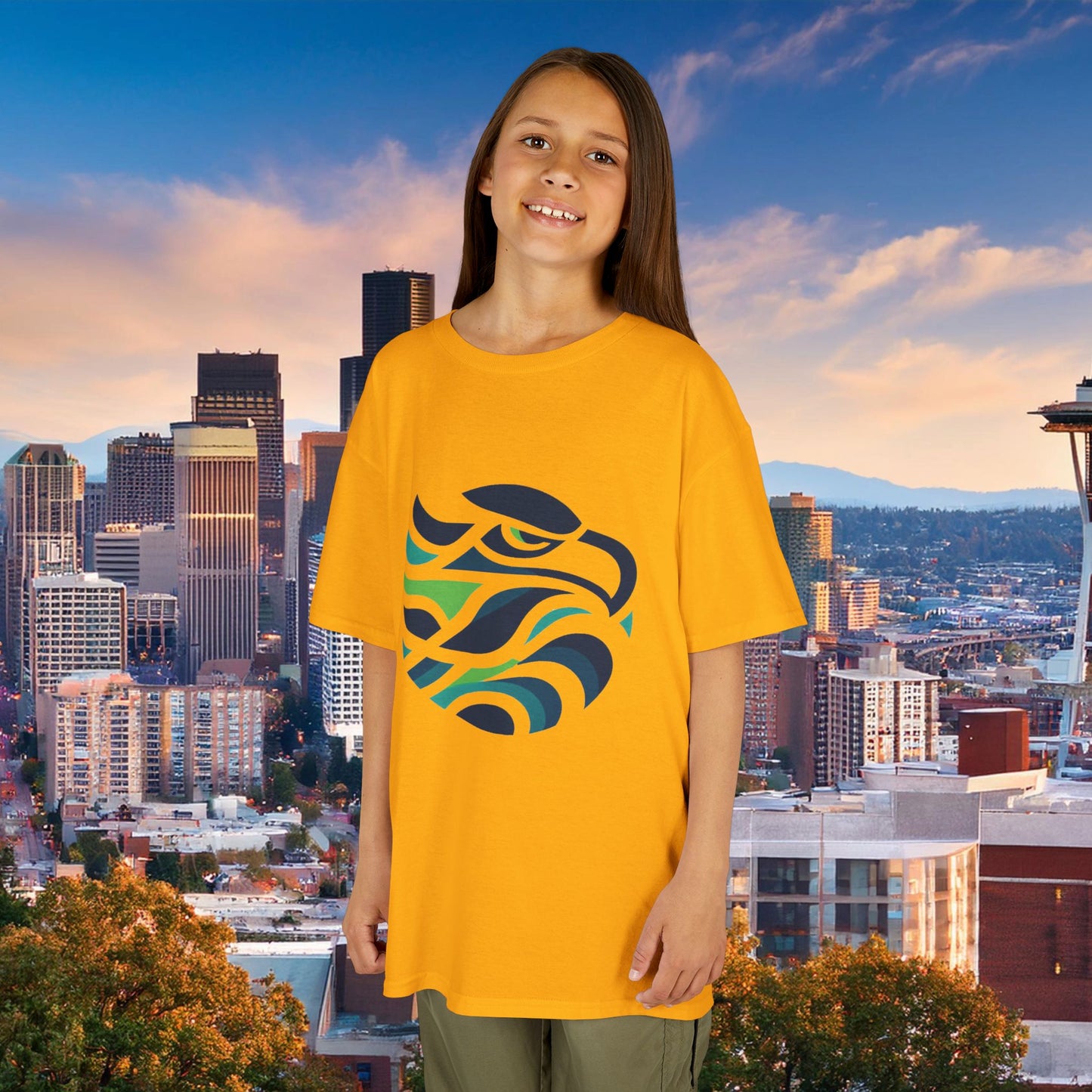 Seattle Football Logo Kids Tee