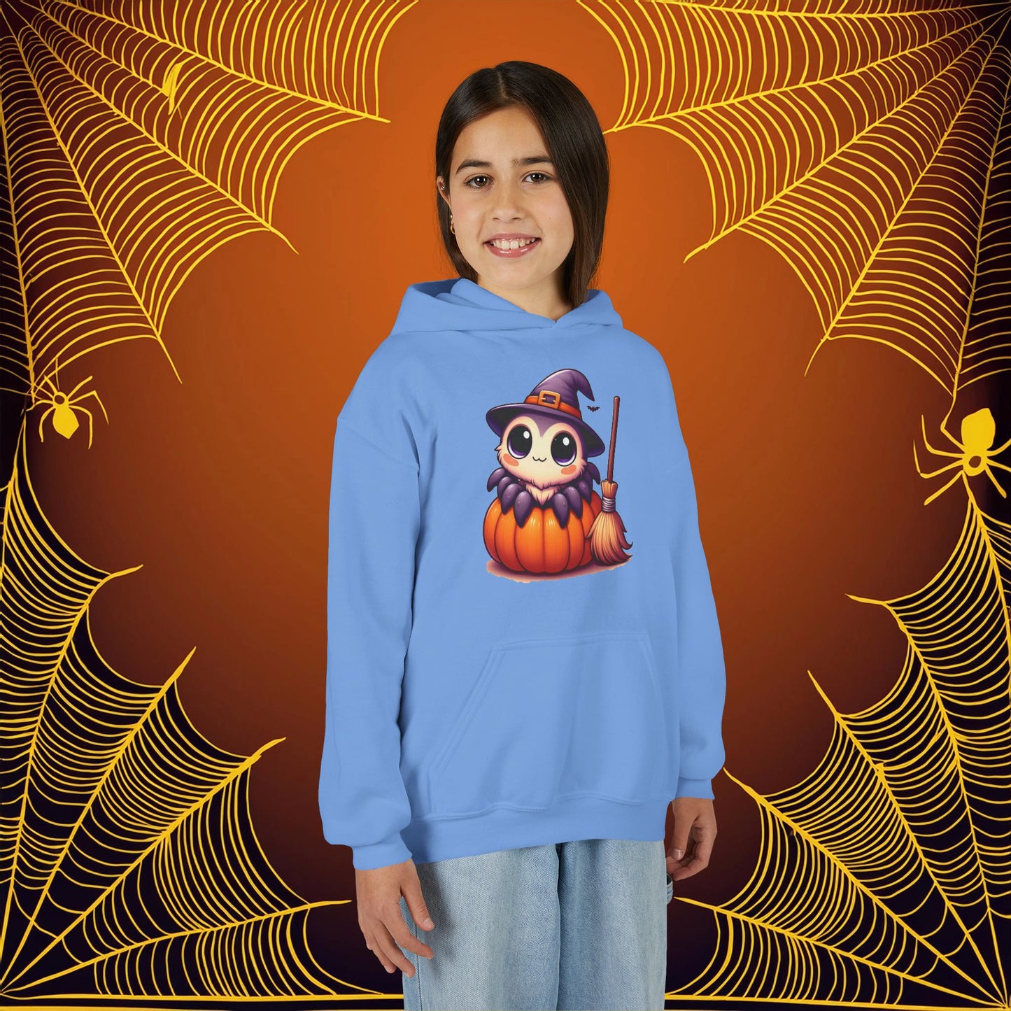 Halloween Spider Youth Hoodie