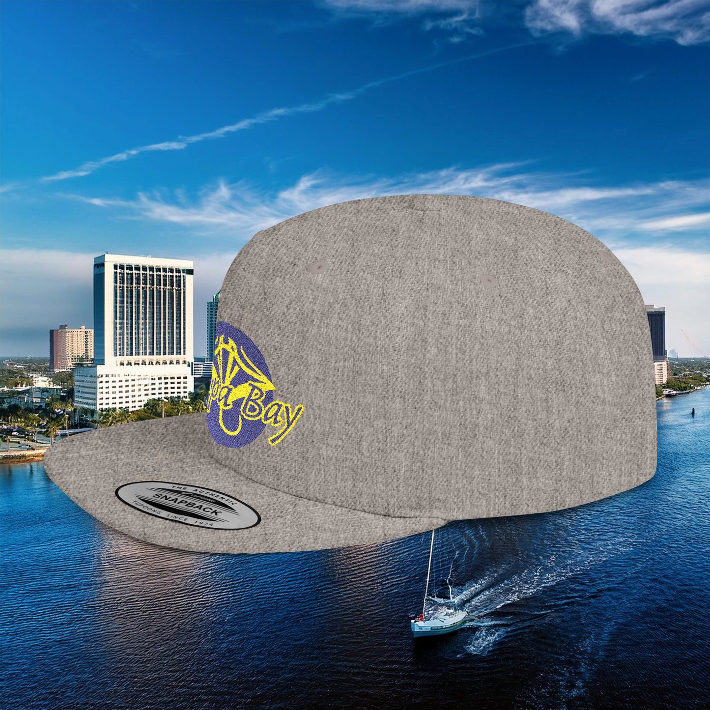 Tampa Bay Baseball Flat Bill Snapback