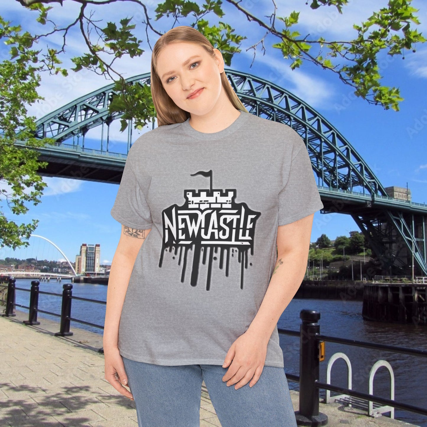 Newcastle Dripping Graffiti Tee