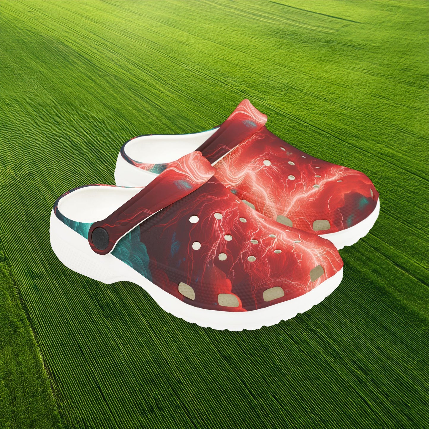 Red Storm Kid's Foam Clogs