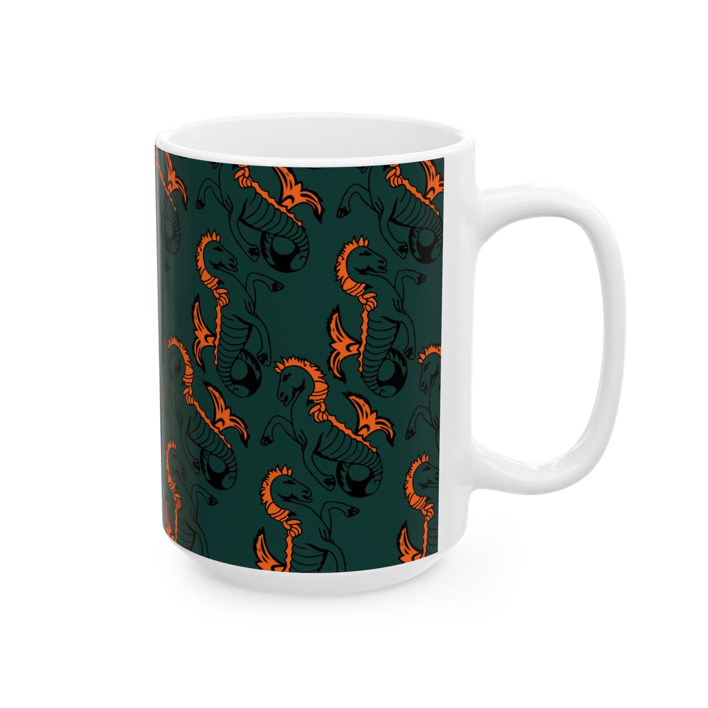 Newcastle Seahorse Ceramic Mugs (11oz/15oz)