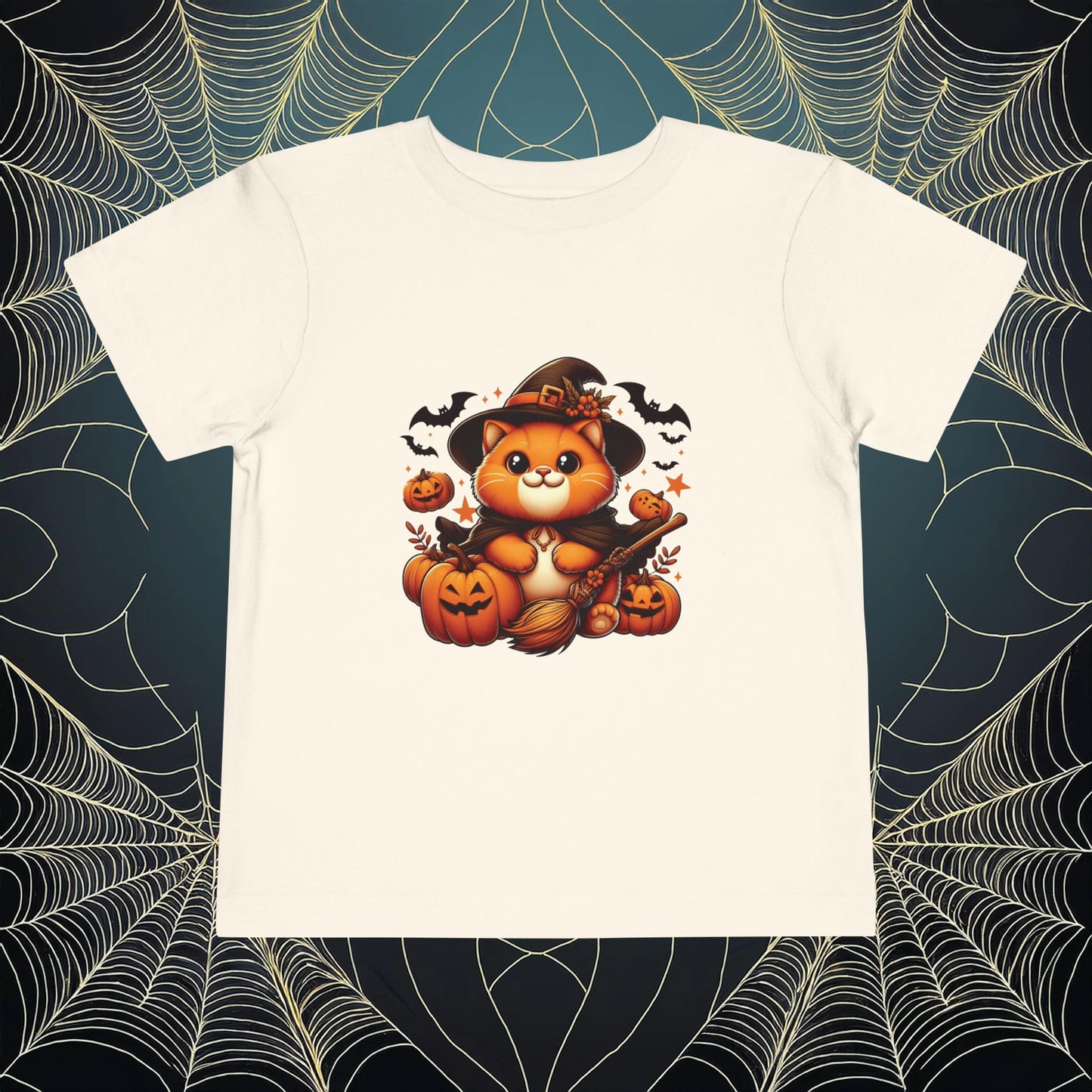 Halloween Cat Toddler Tee