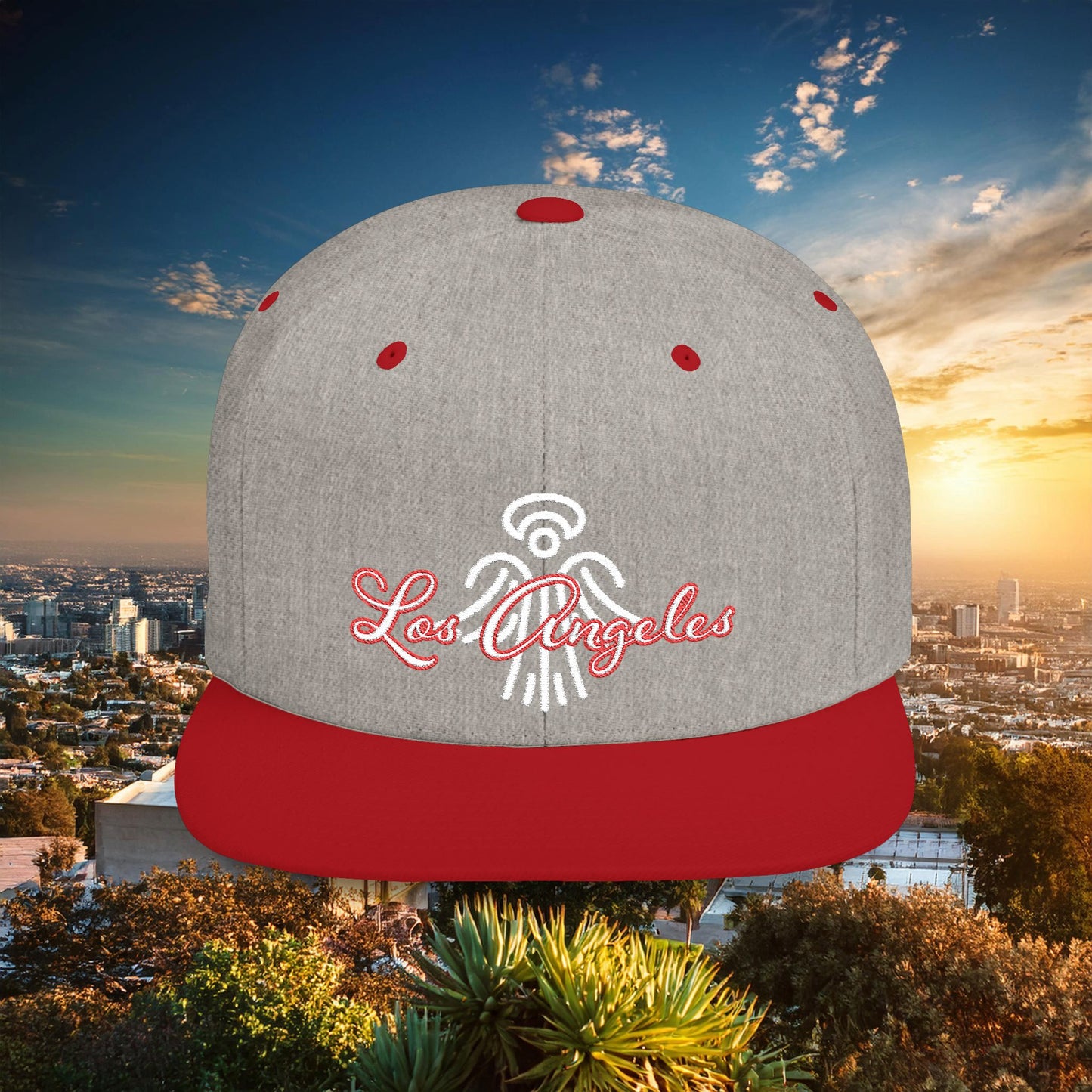 LA Angel Flat Bill Snapback