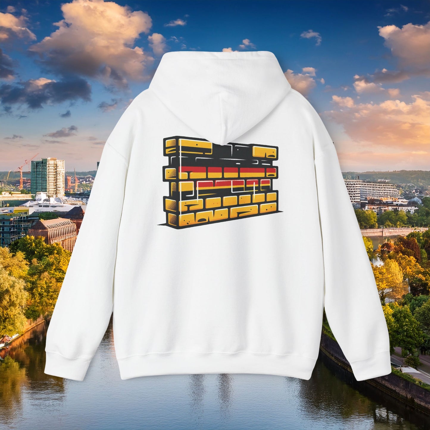 Dortmund Bundesflagge Wall Hoodie