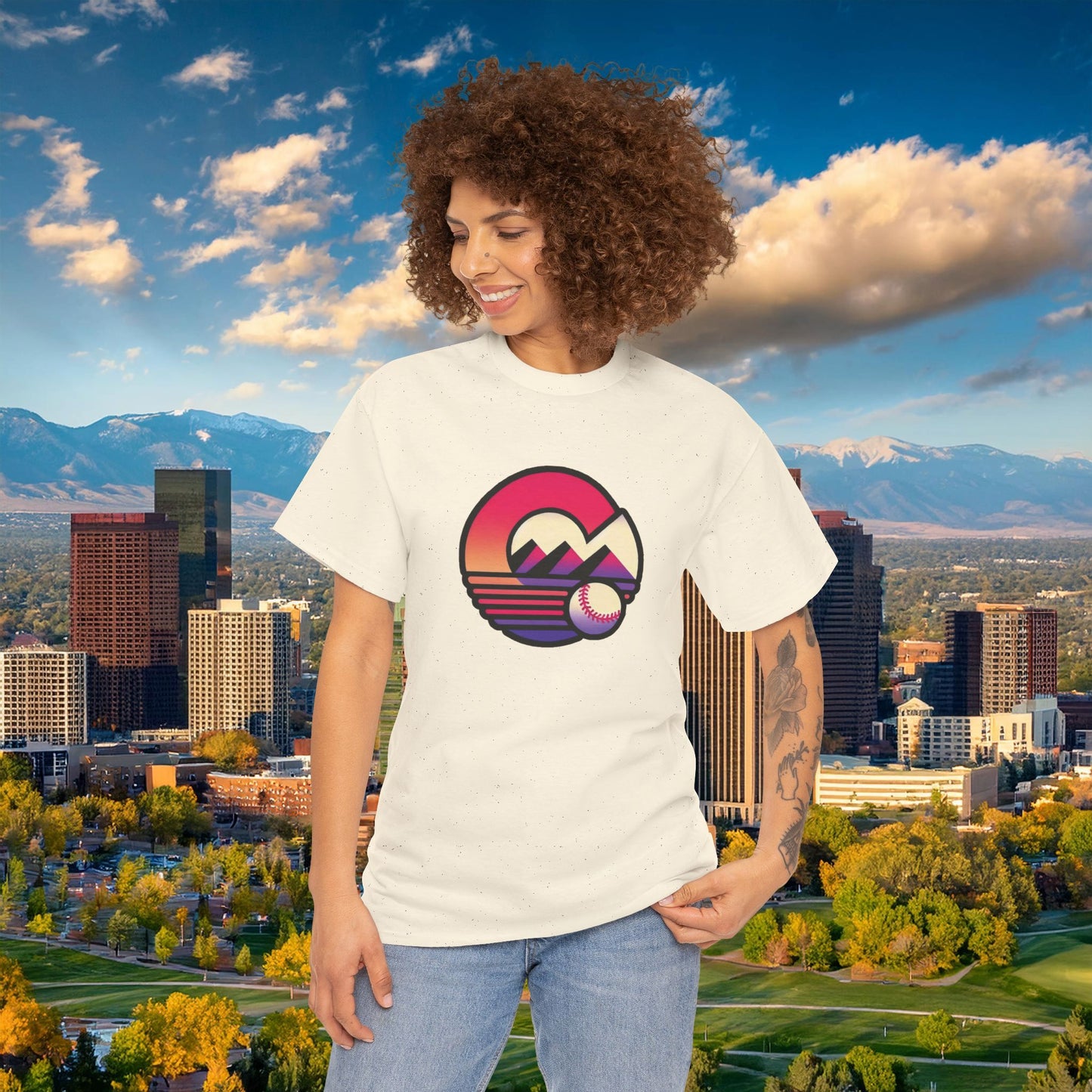 Retro Colorado Baseball Tee