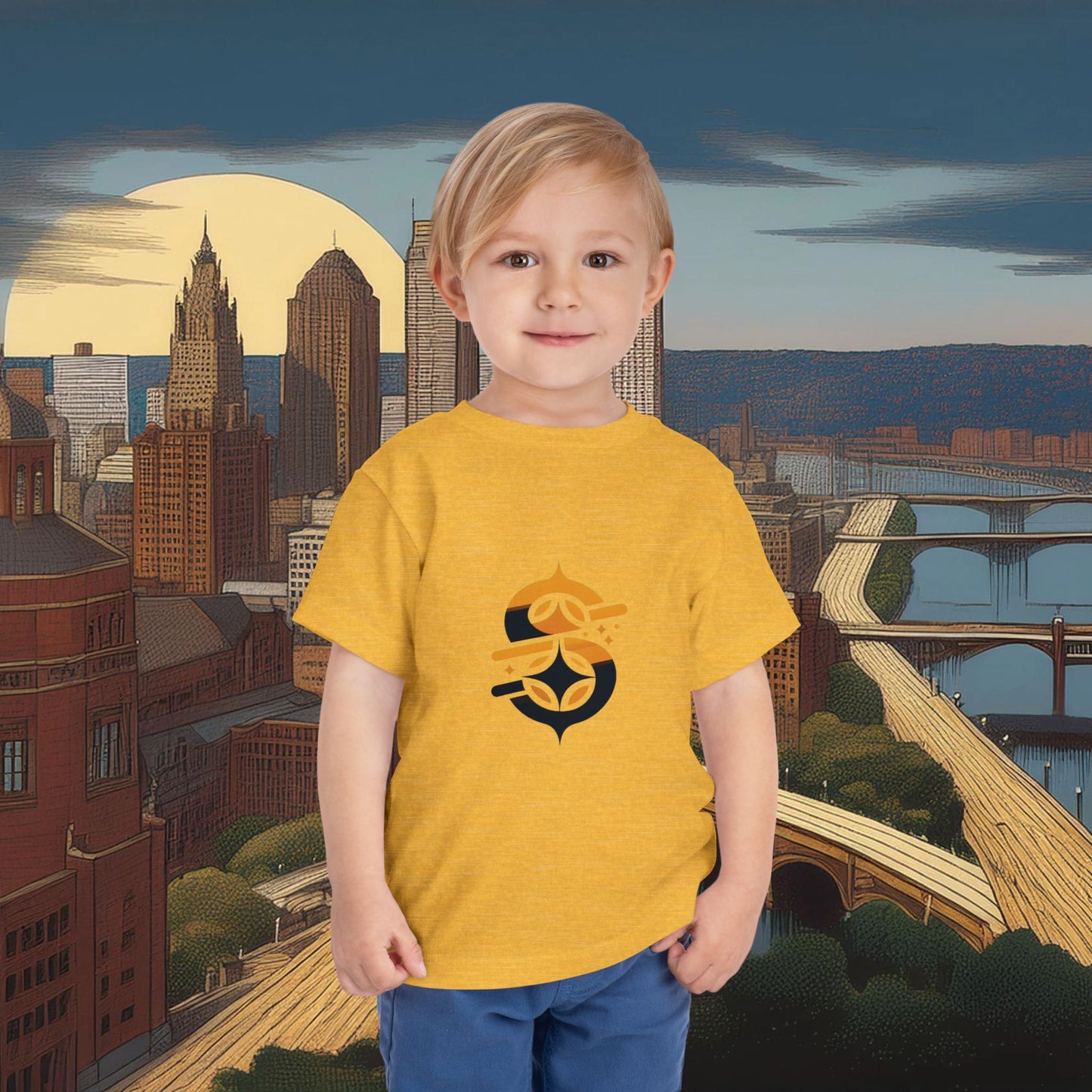 Pittsburgh Football Logo Toddler Tee