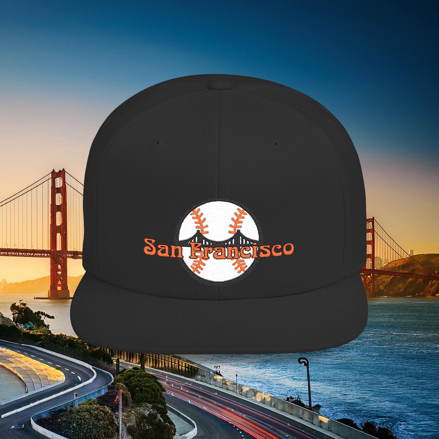 San Francisco Baseball Flat Bill Snapback