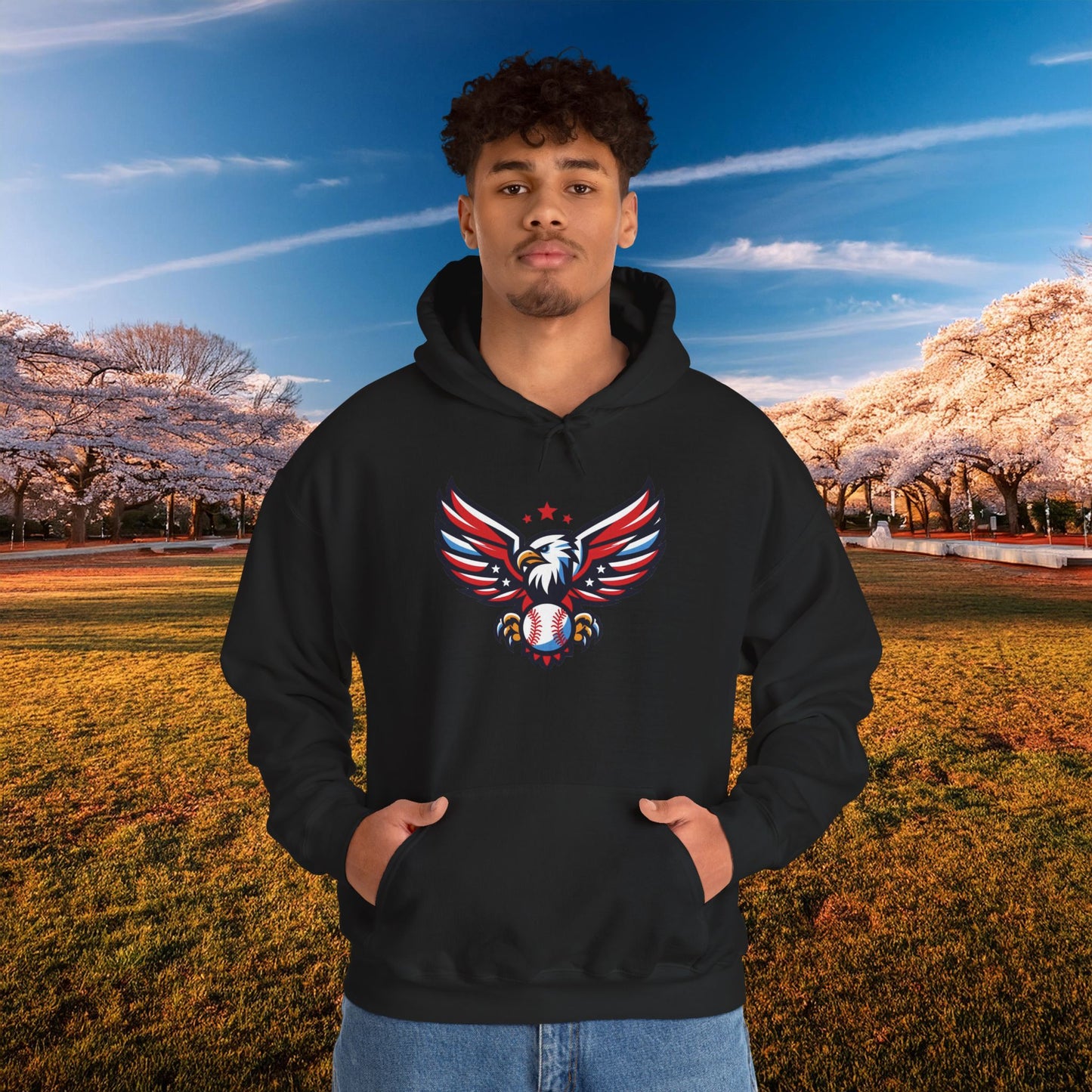 Washington Baseball Eagle Hoodie