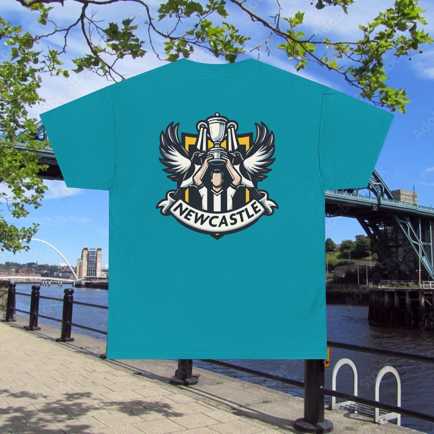 Newcastle Cup Champions Crest Tee