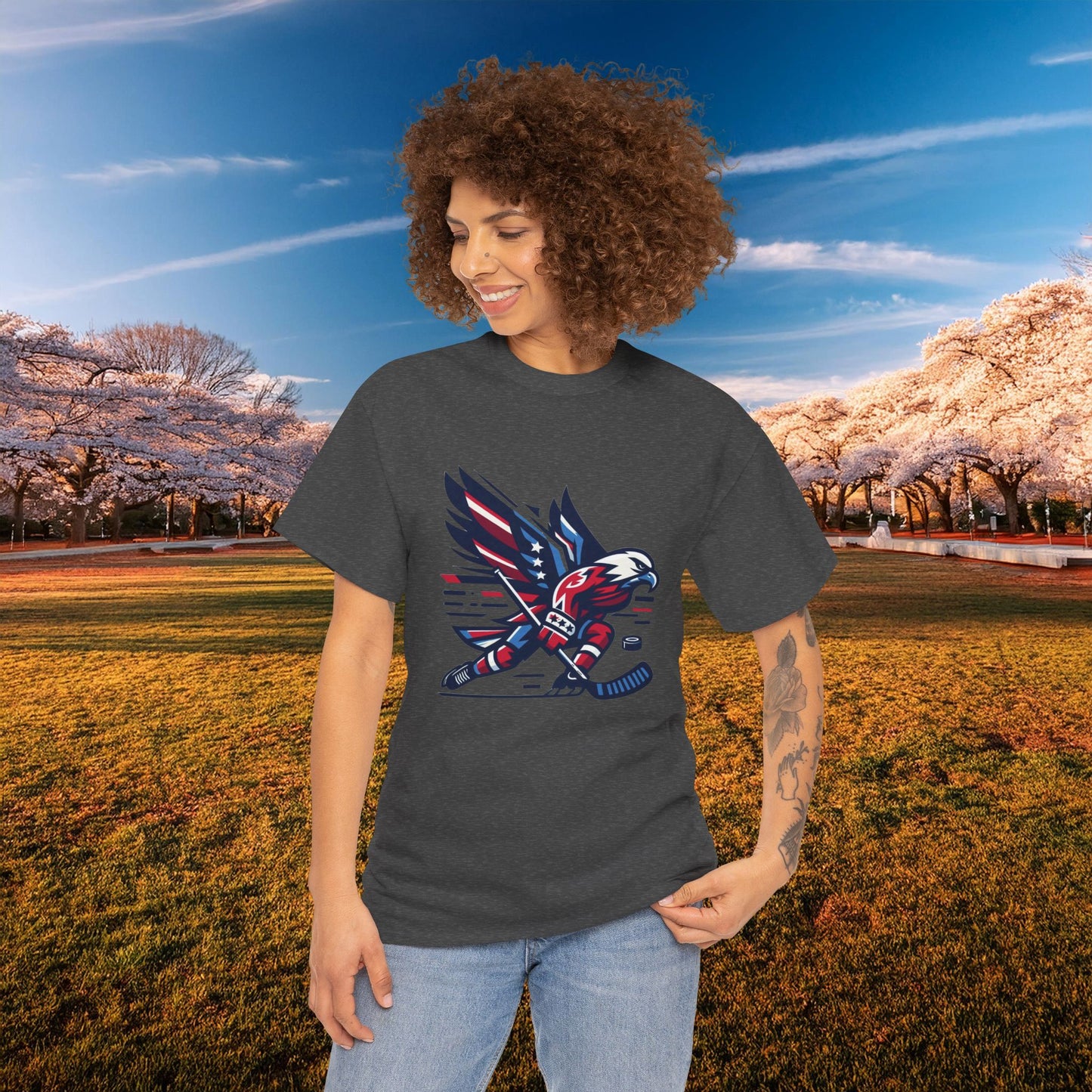 Washington Hockey Eagle Tee