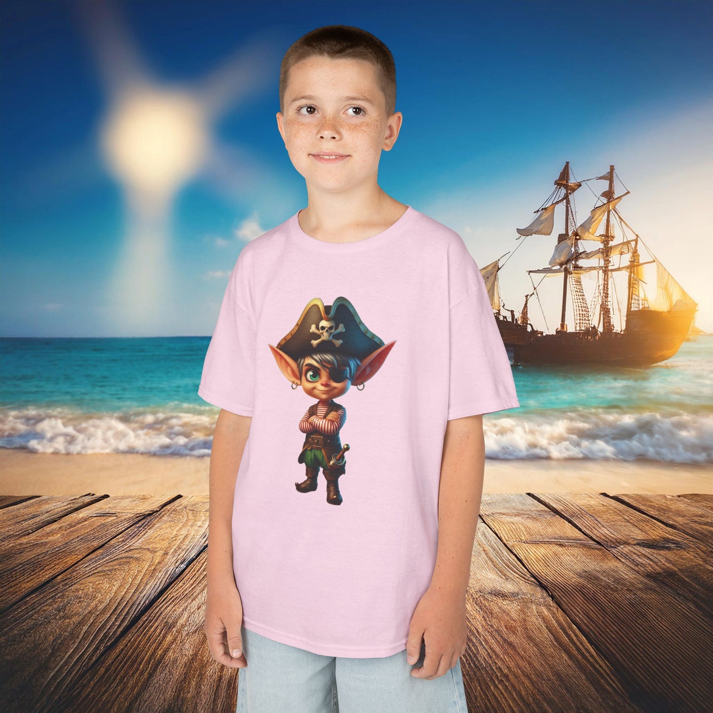 Elf Pirate Kids Tee