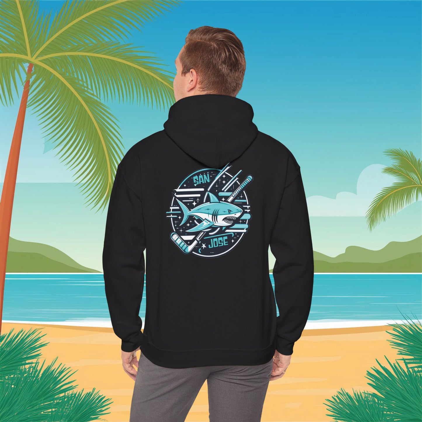 San Jose Hockey Logo Hoodie