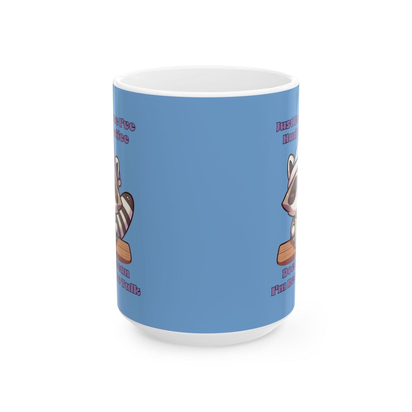 Raccoon Coffee Ceramic Mug (11oz/15oz)