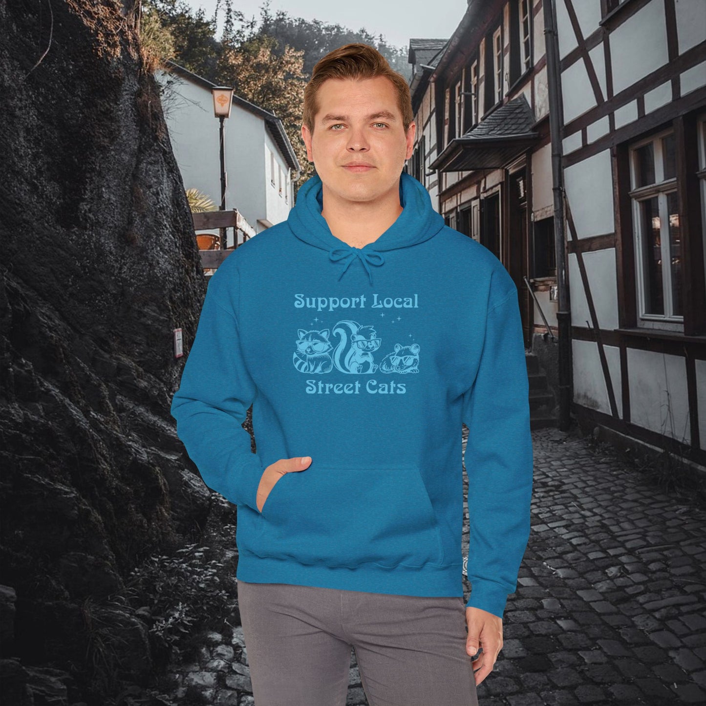 Support Local Street Cats Hoodie