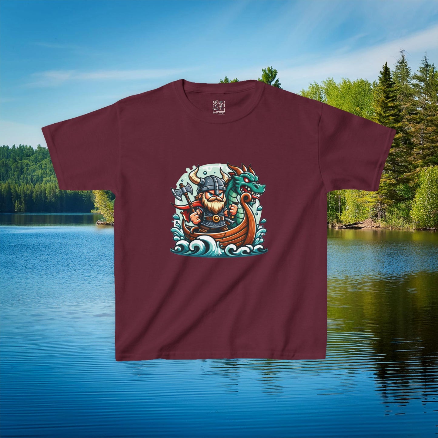 Viking and Dragon Kids Tee