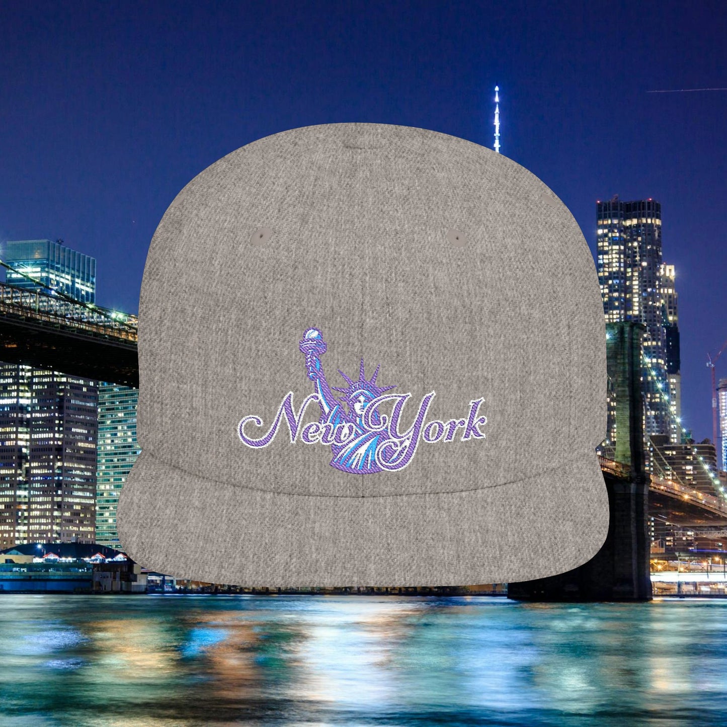 New York Statue of Liberty Flat Bill Snapback