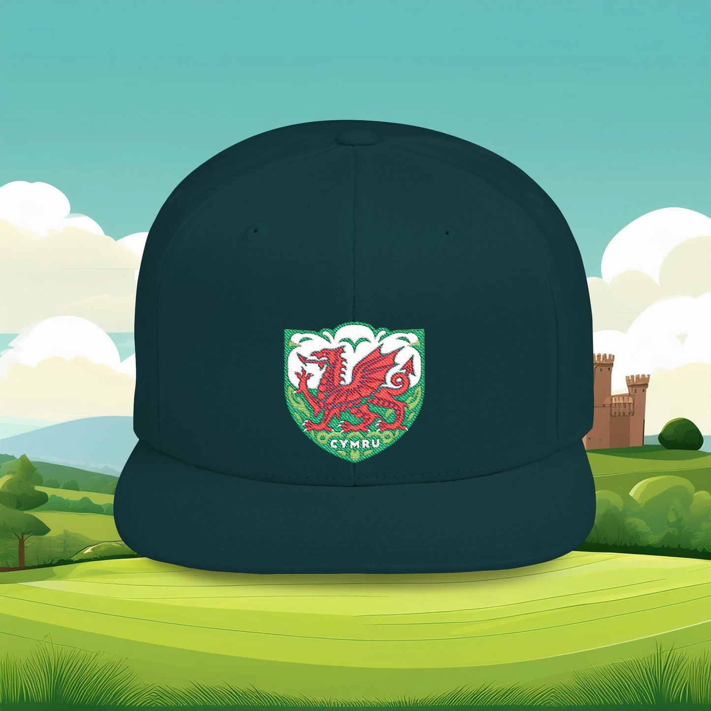 The Cymru Flat Bill Snapback