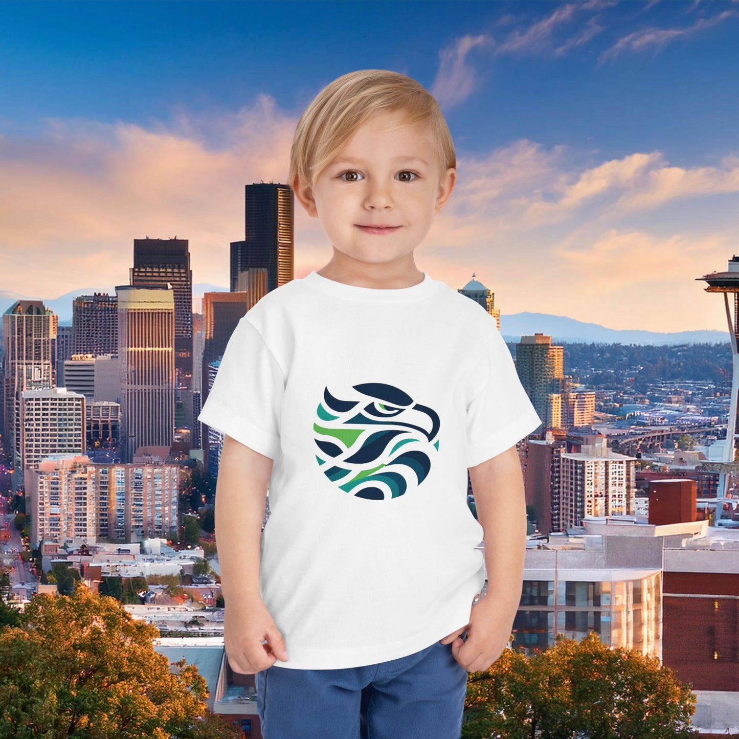 Seattle Football Logo Toddler Tee