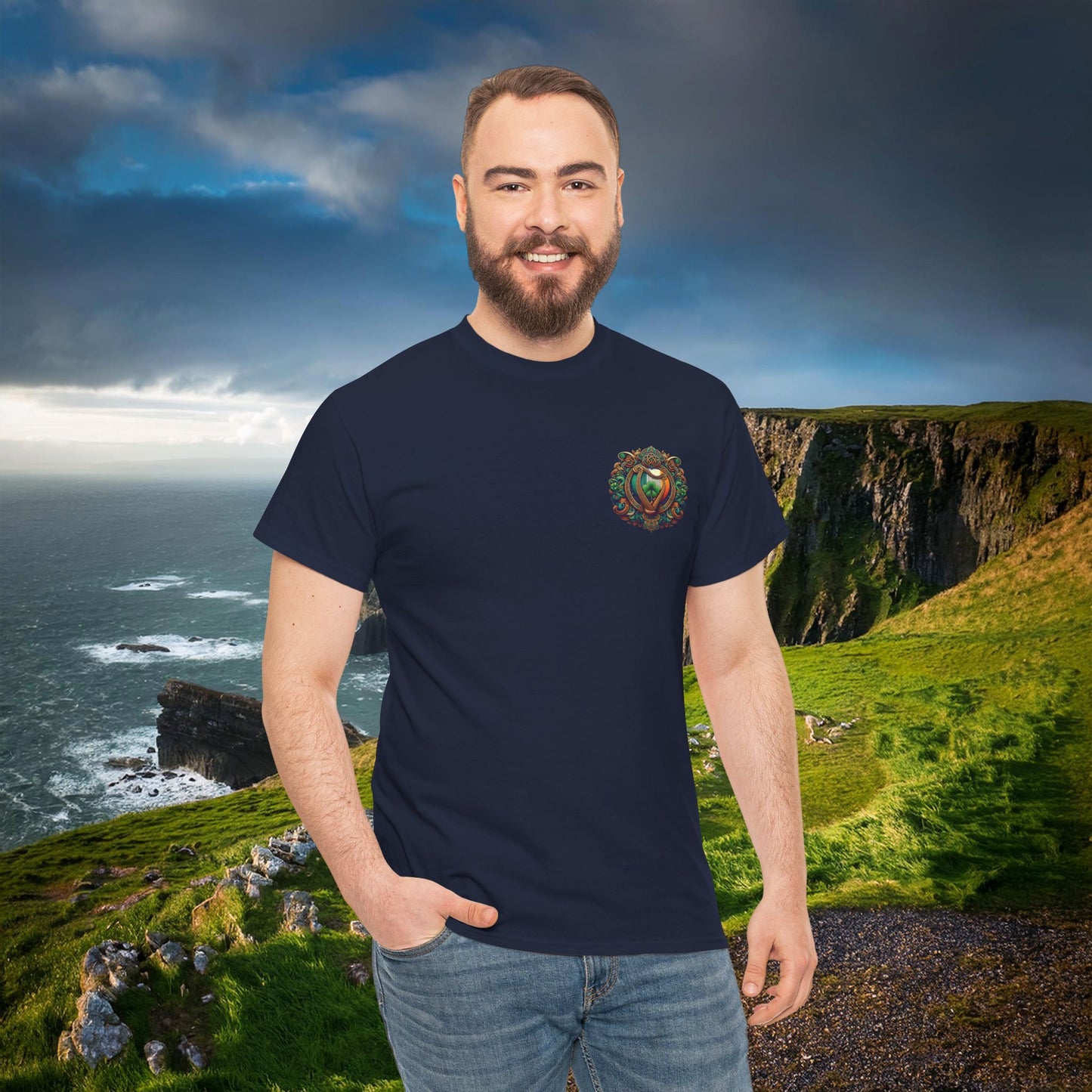 Ireland Harp Crest Tee