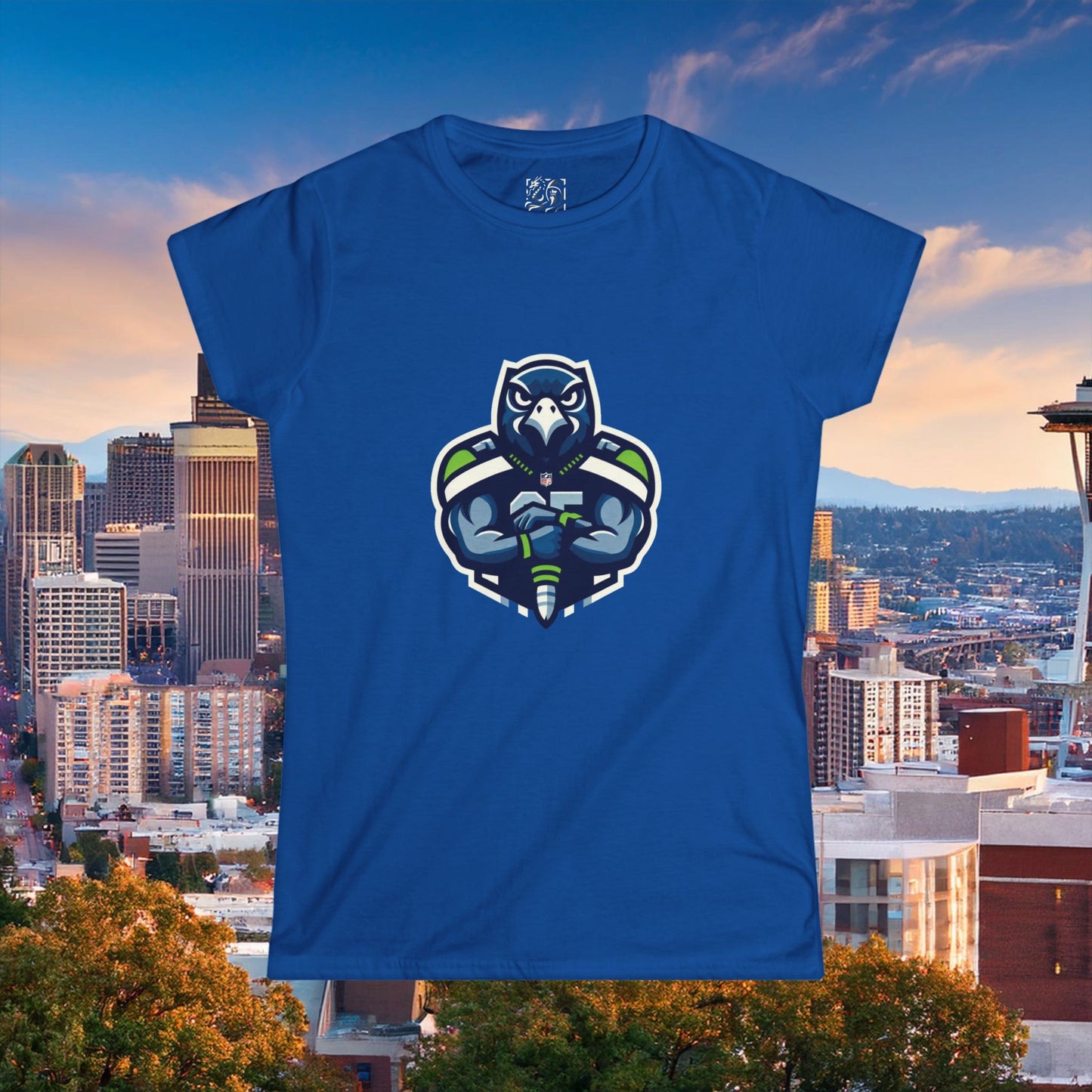 Seattle Football Player Women's Softstyle Tee