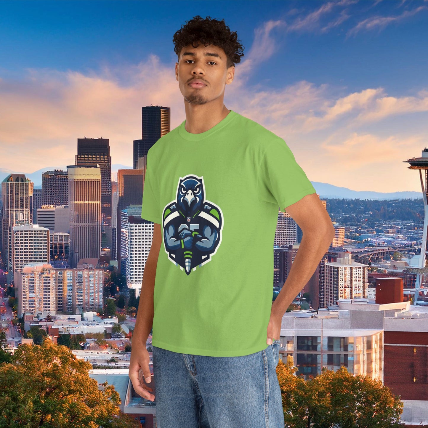 Seattle Football Player Tee
