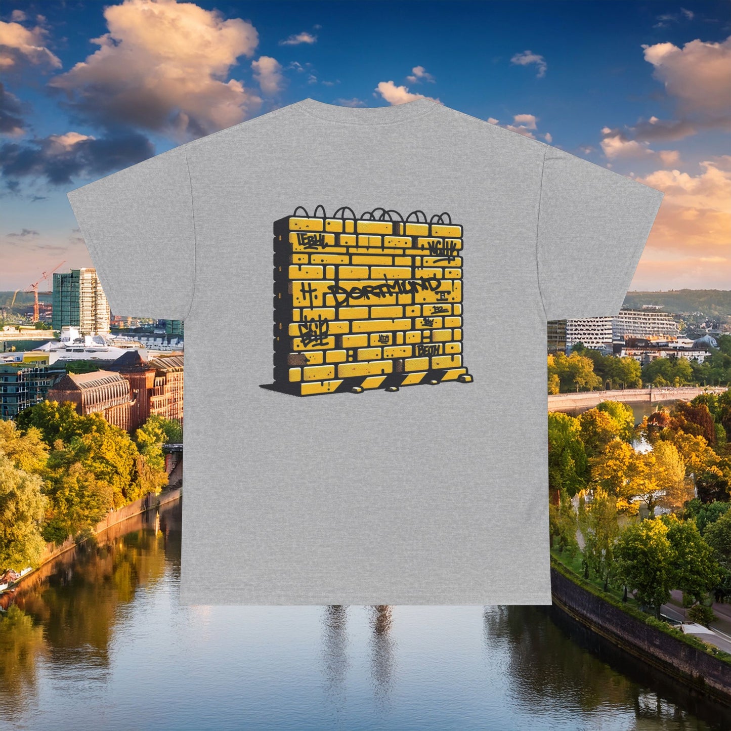 Dortmund Honeycomb Graffiti Tee