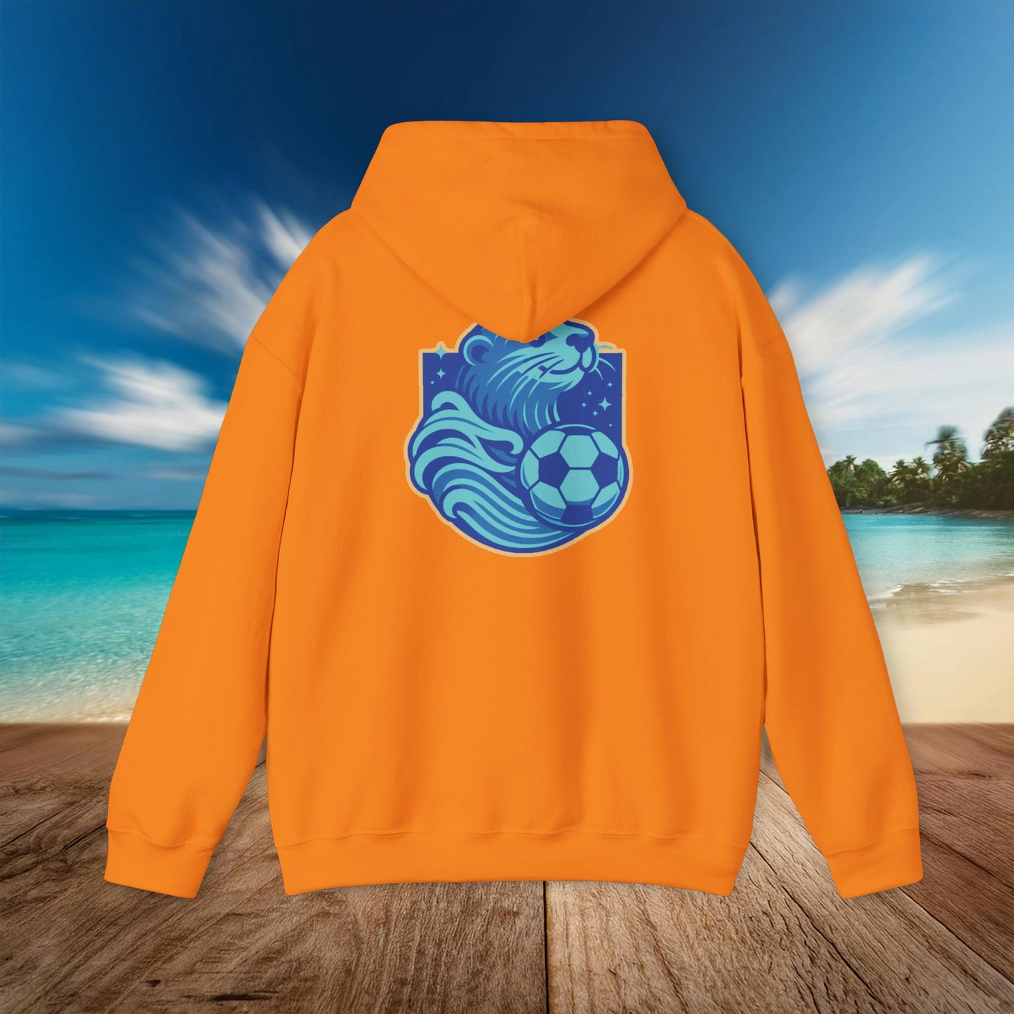 Sea Otter Soccer Logo Hoodie