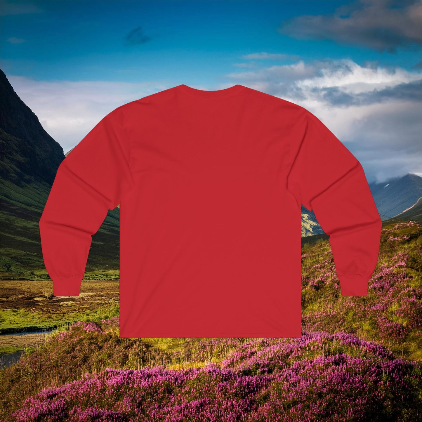 Scotland Piper Lassie Long Sleeve Tee