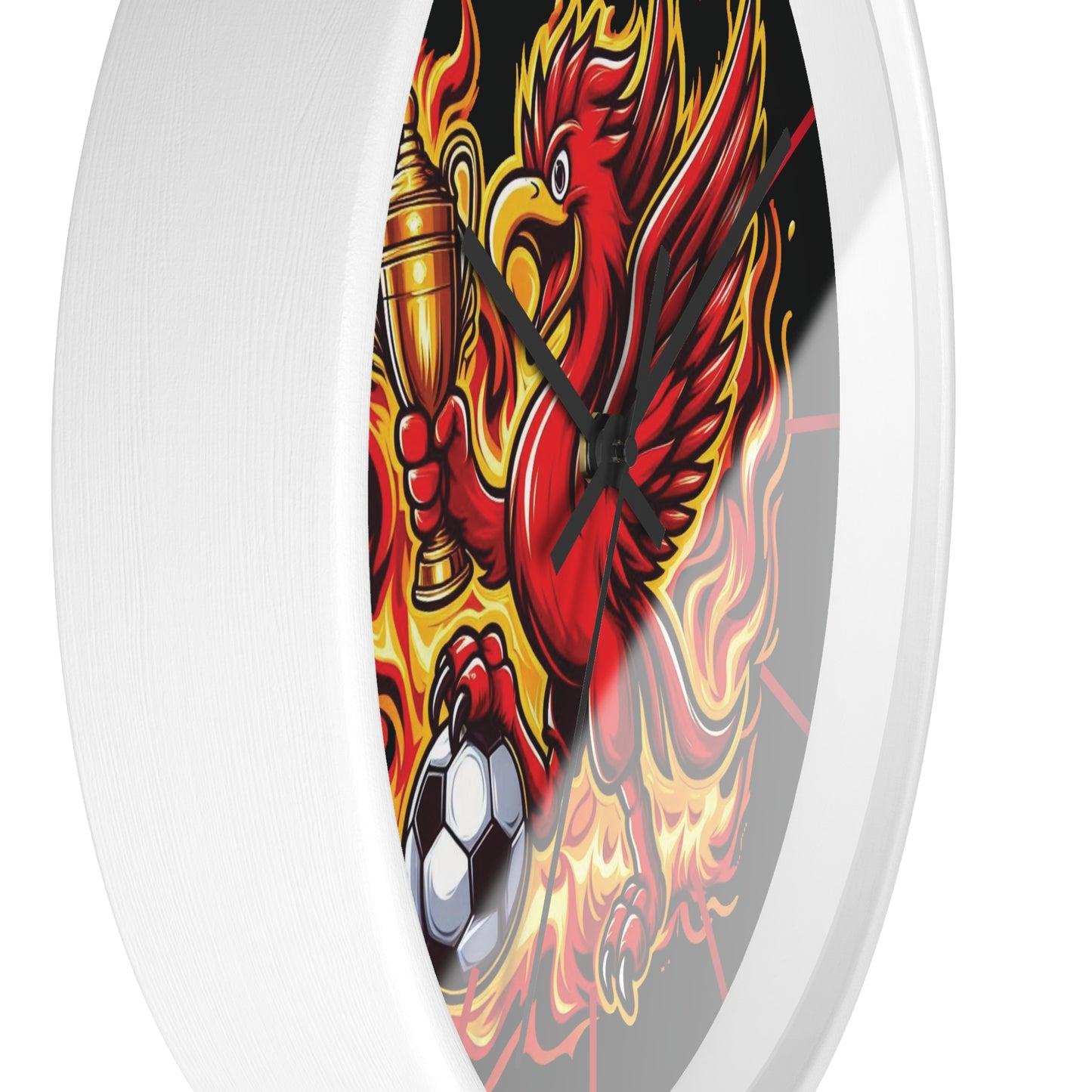 Liverpool Flames Wall Clock