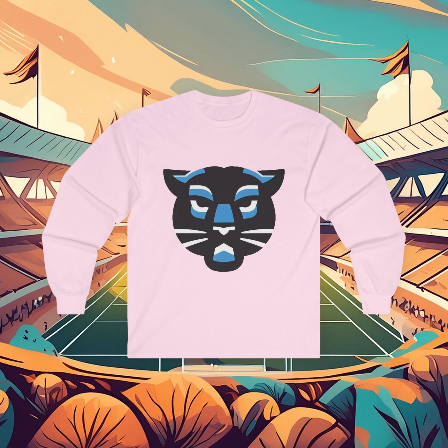 Panther Logo Long Sleeve Tee
