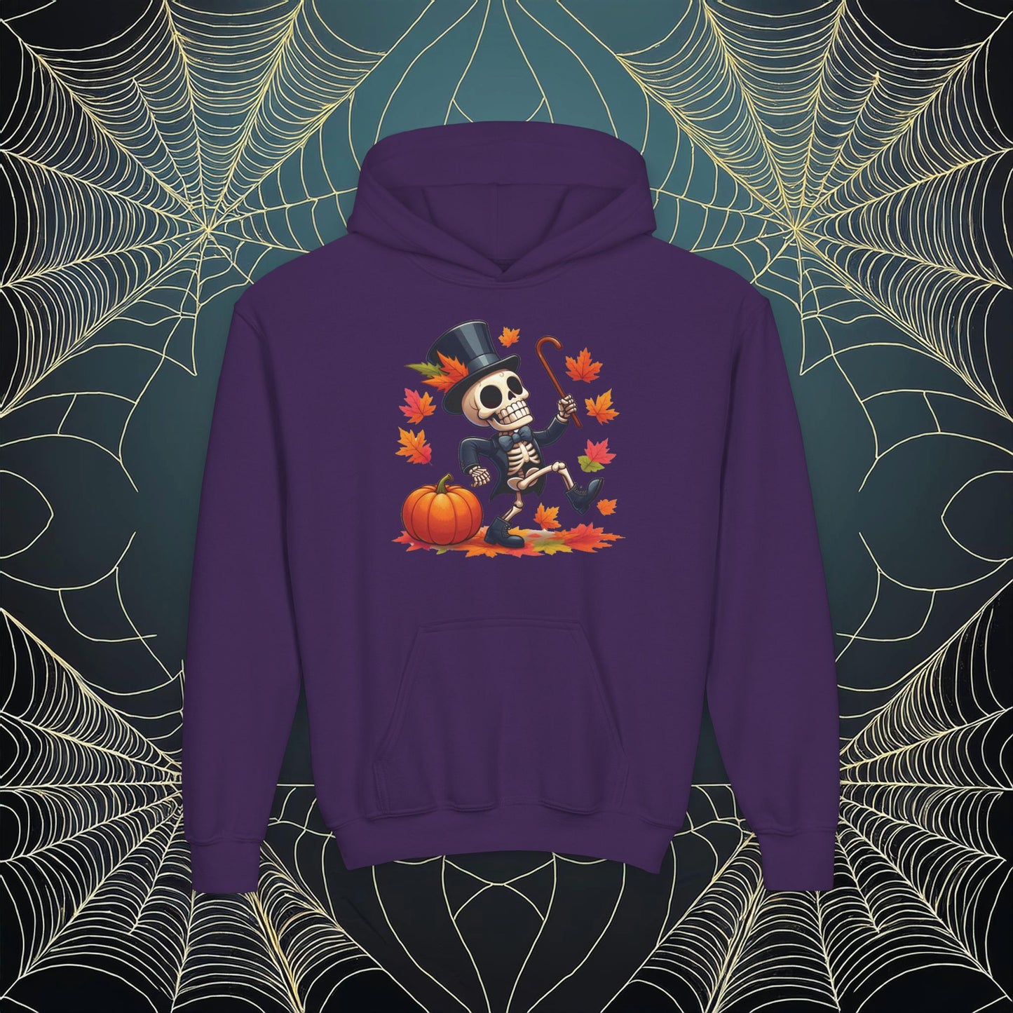 Snazzy Skeleton Youth Hoodie