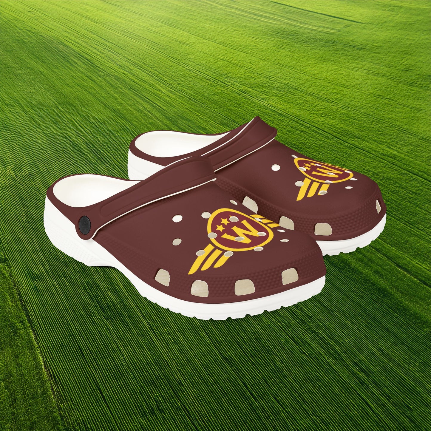 Washington DC Football Logo Foam Clogs