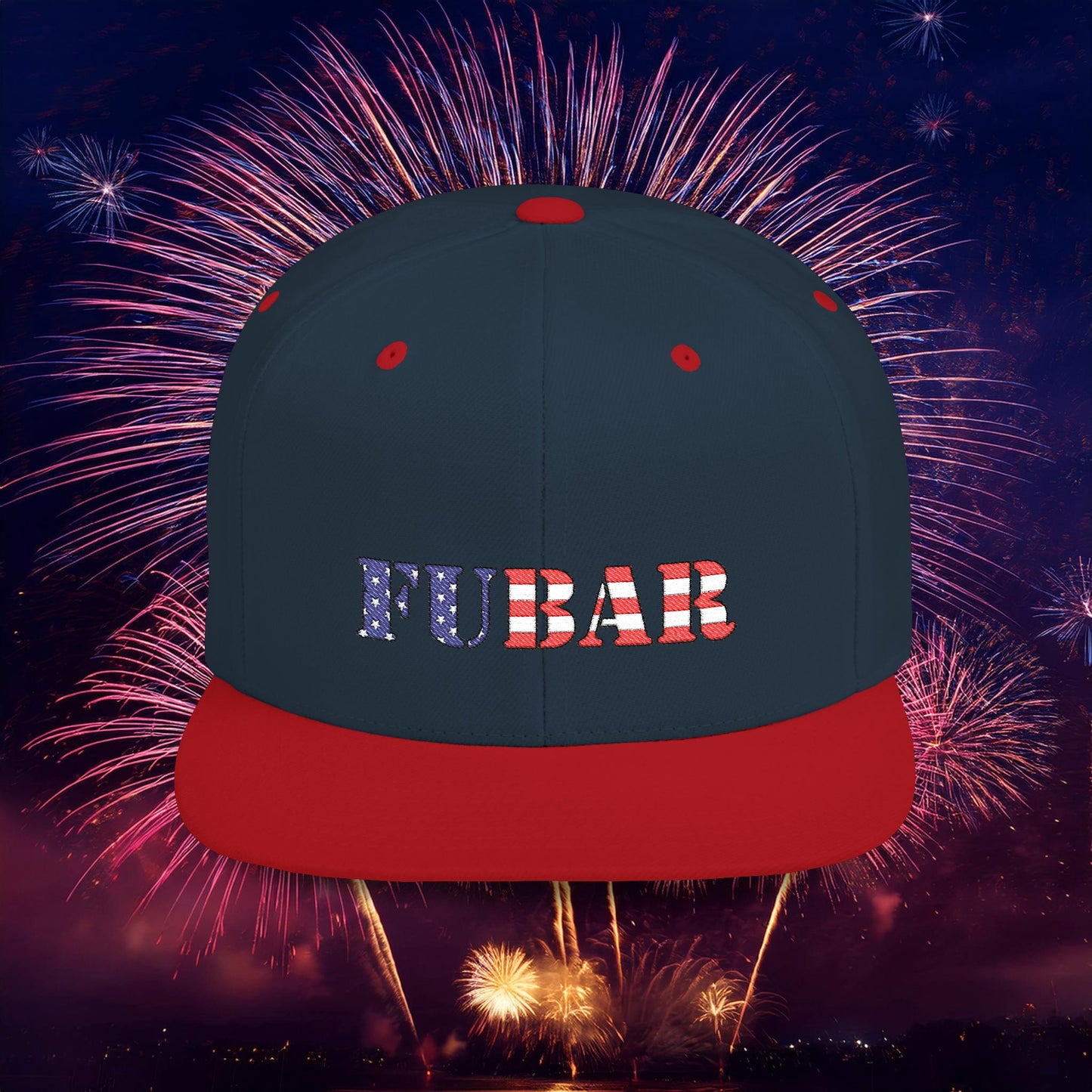 USA FUBAR Flat Bill Snapback