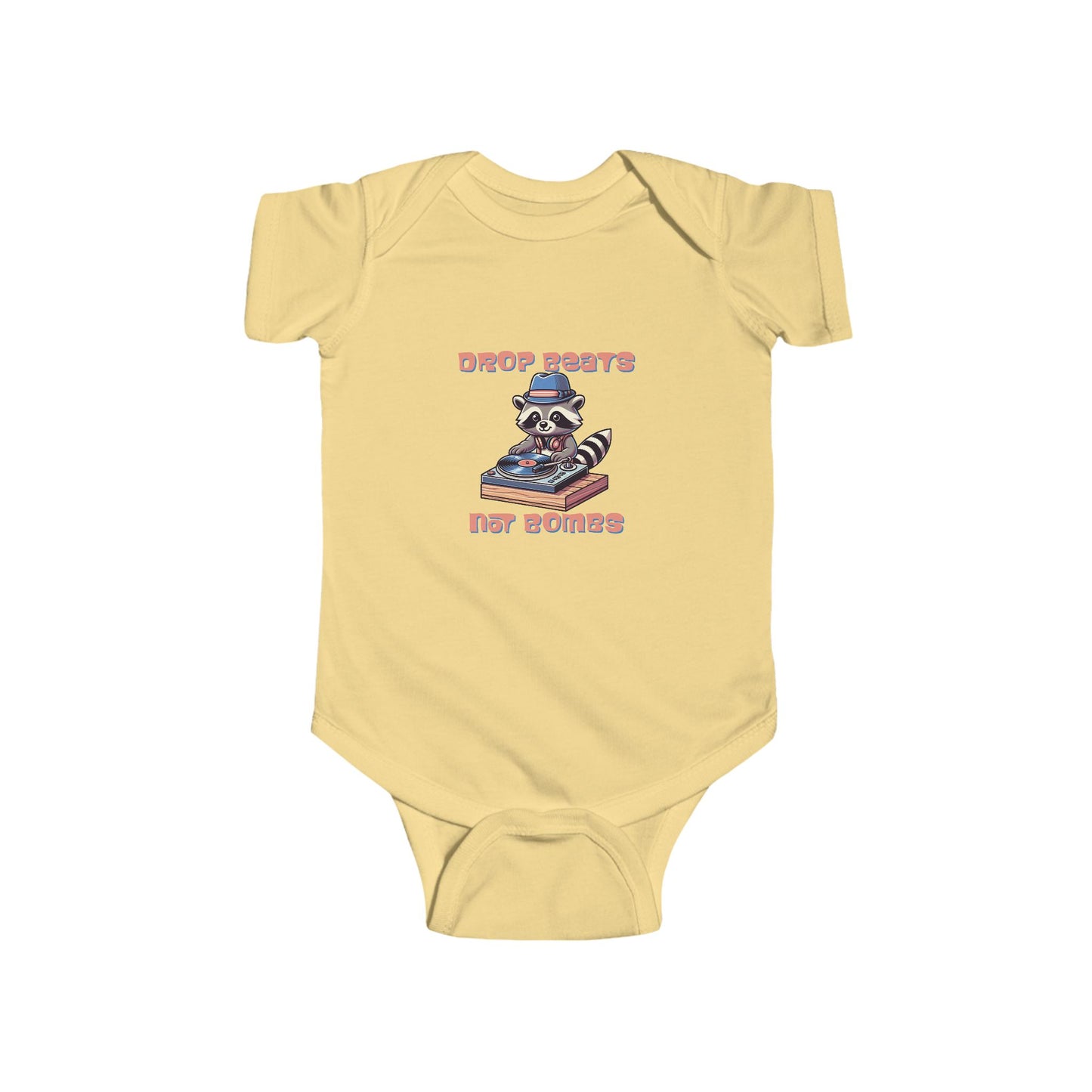 "Beats Not Bombs" Peace Infant Bodysuit