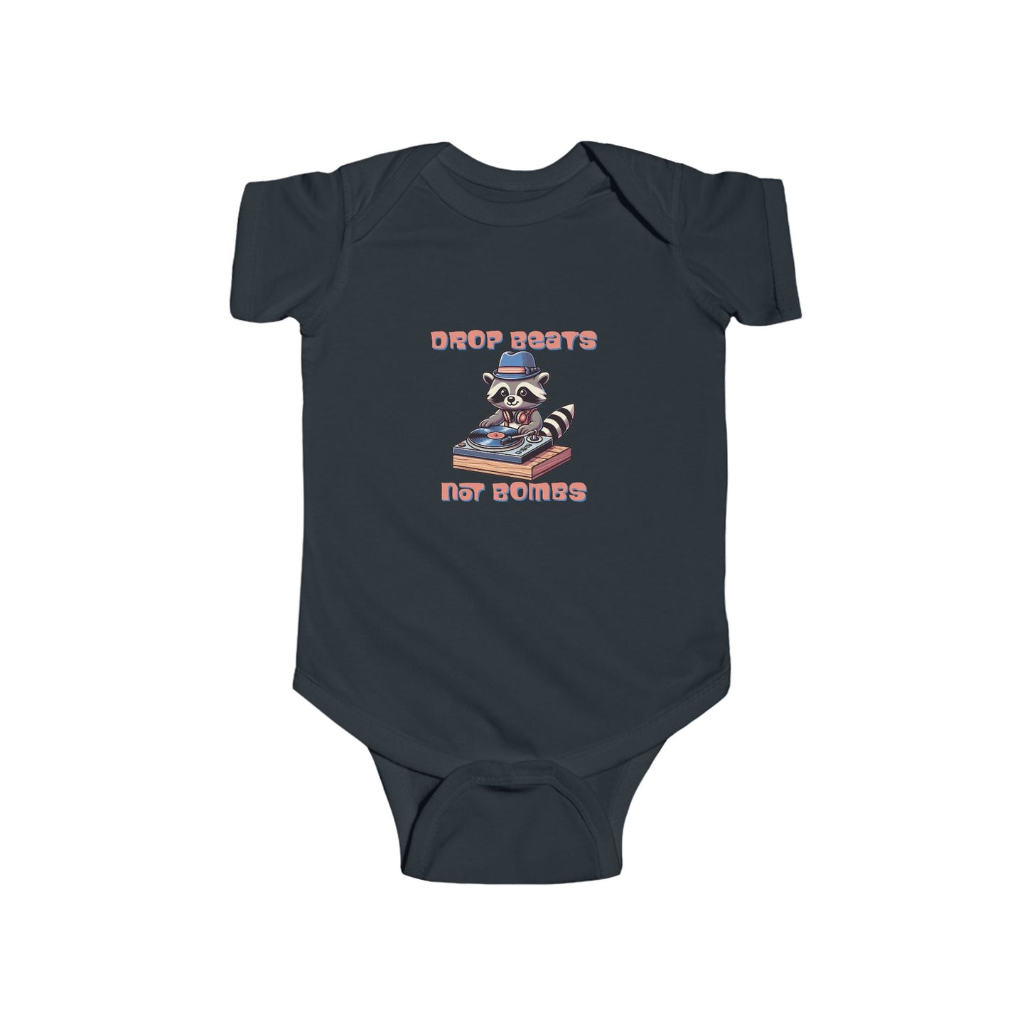 "Beats Not Bombs" Peace Infant Bodysuit