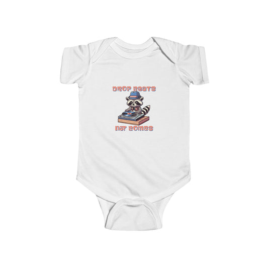 "Beats Not Bombs" Peace Infant Bodysuit