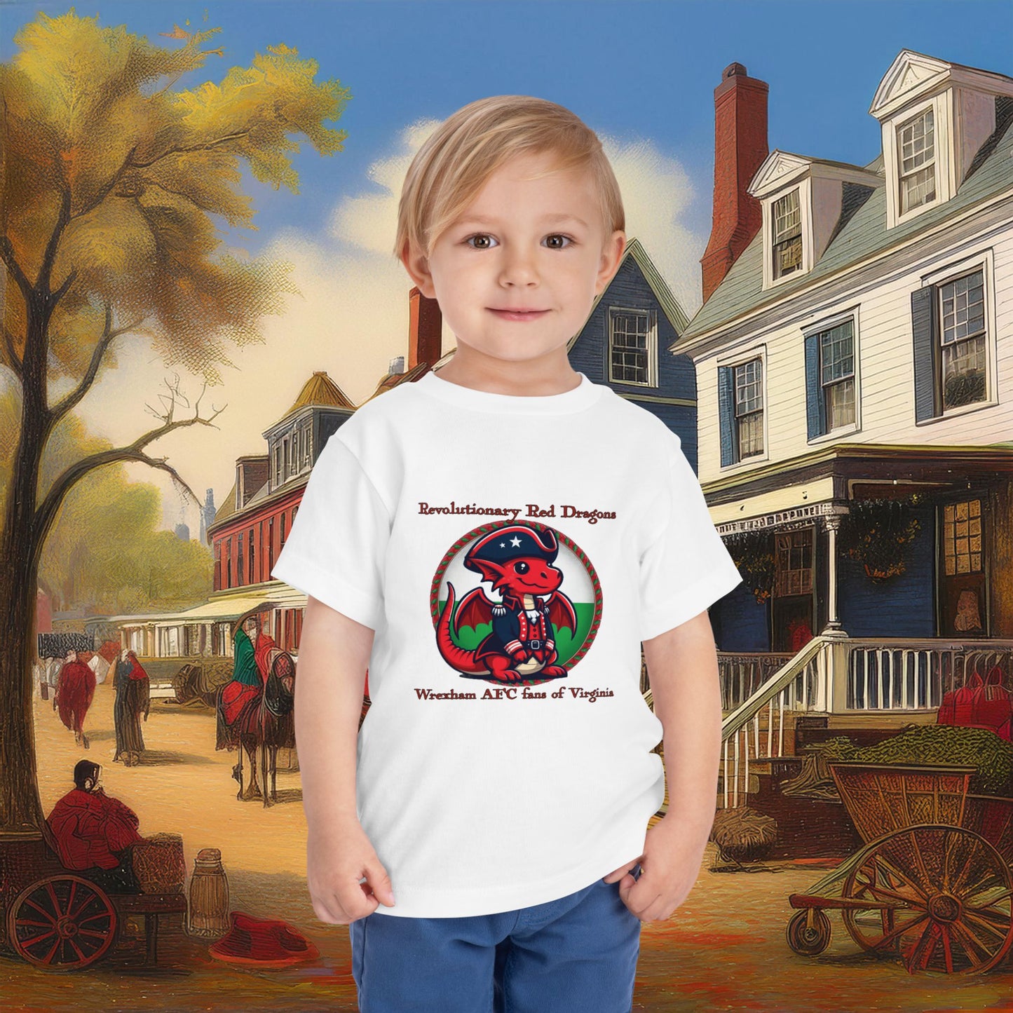 Mini Revolutionary Red Dragons Toddler Tee