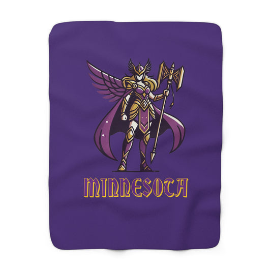 Viking Valkyrie Sherpa Fleece Blanket