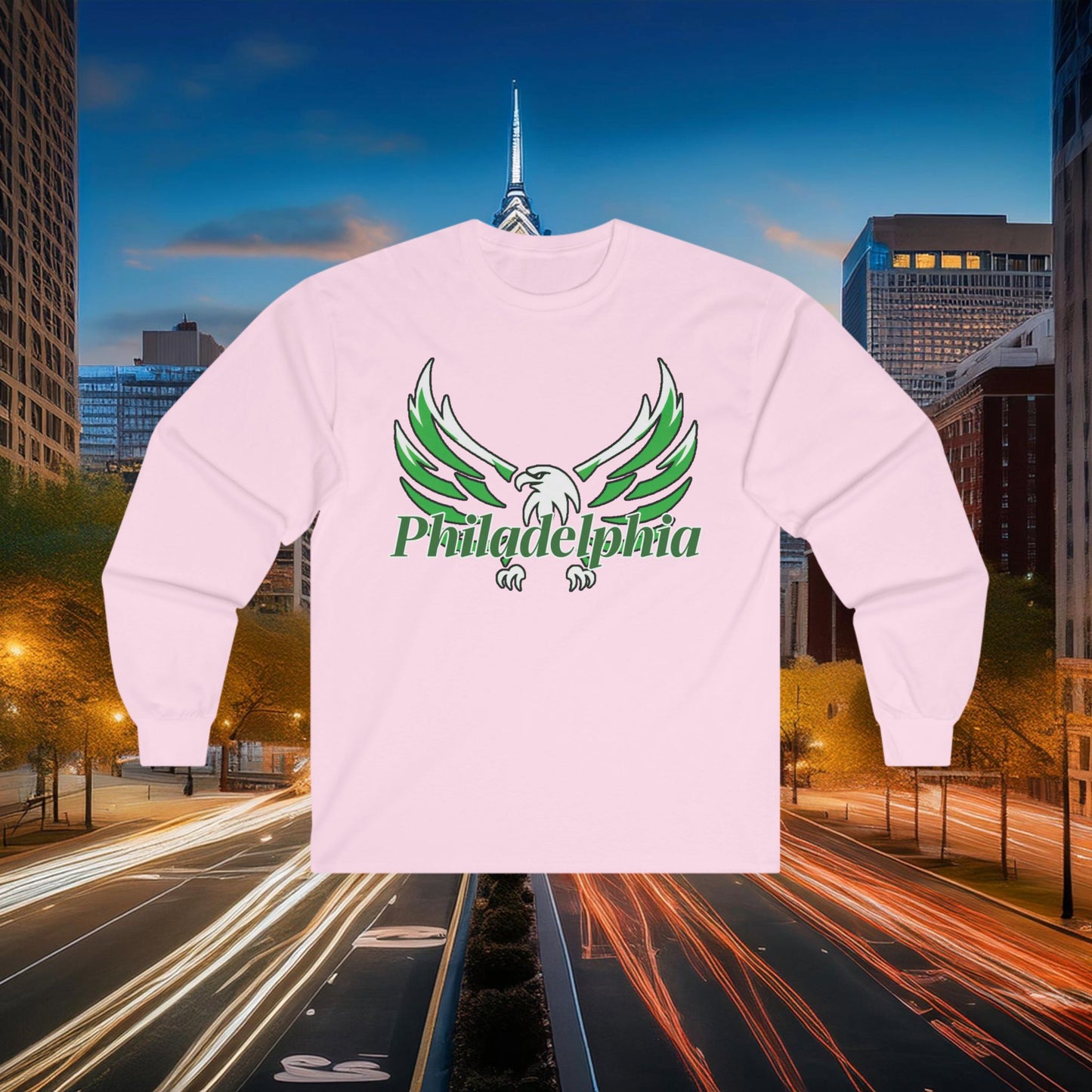 Philadelphia Eagle Logo Long Sleeve Tee