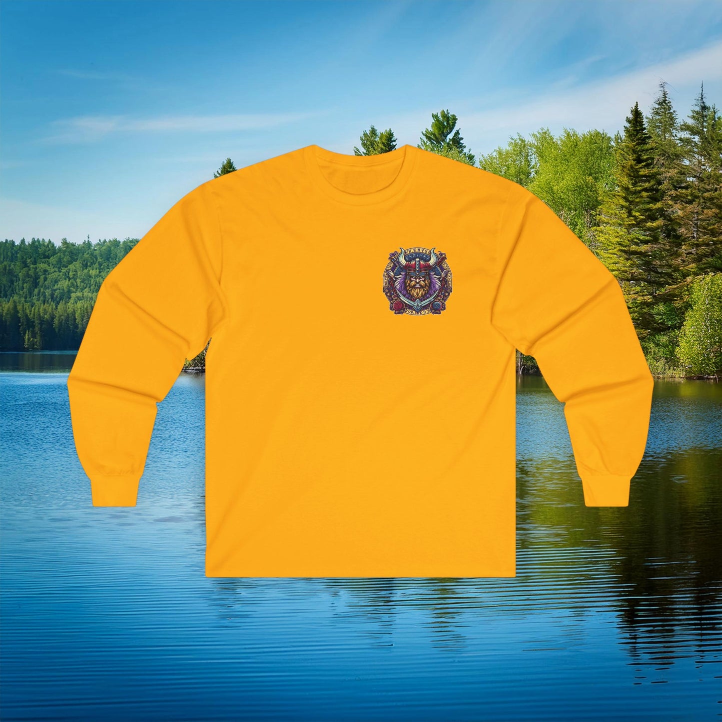 Minnesota Viking Logo Long Sleeve Tee