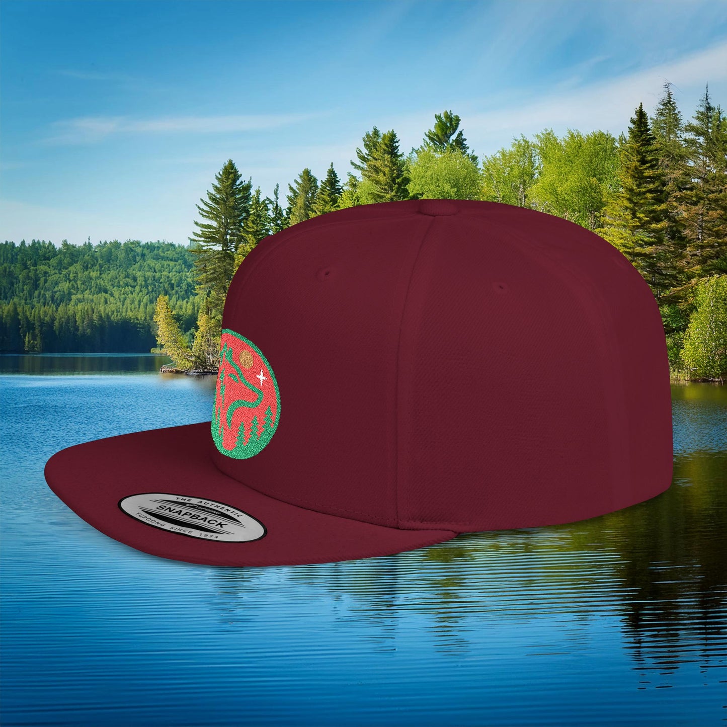Minnesota Wild Wolf Flat Bill Snapback