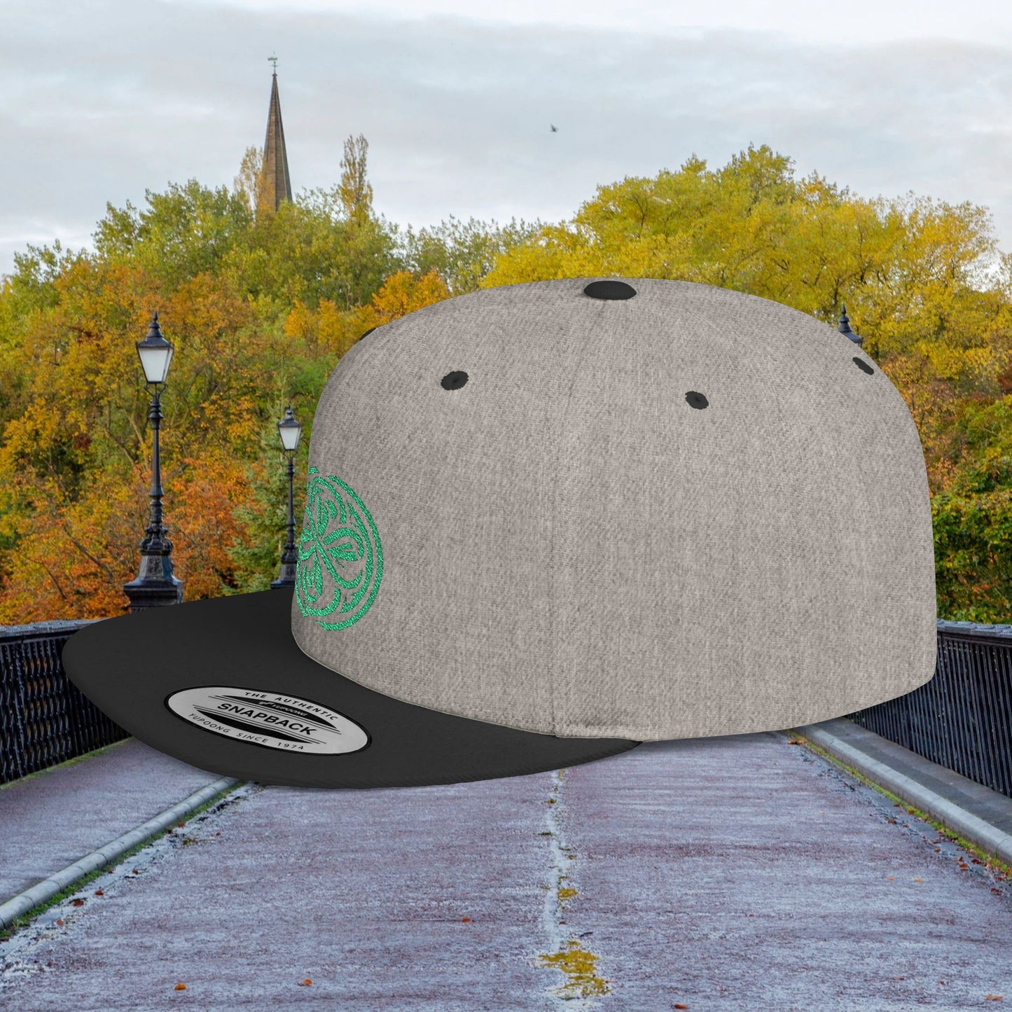 Celtic FC Crest Flat Bill Snapback