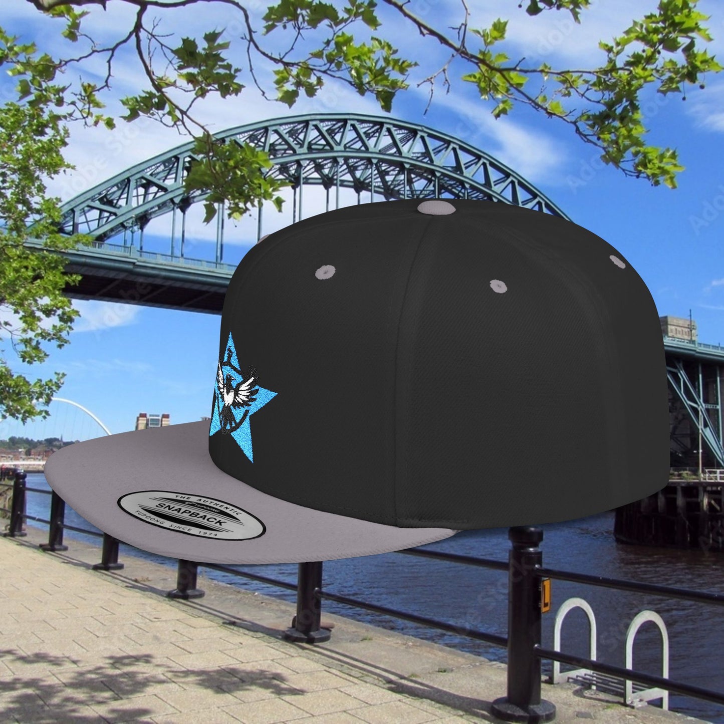 Newcastle United Blue Star Mags Flat Bill Snapback