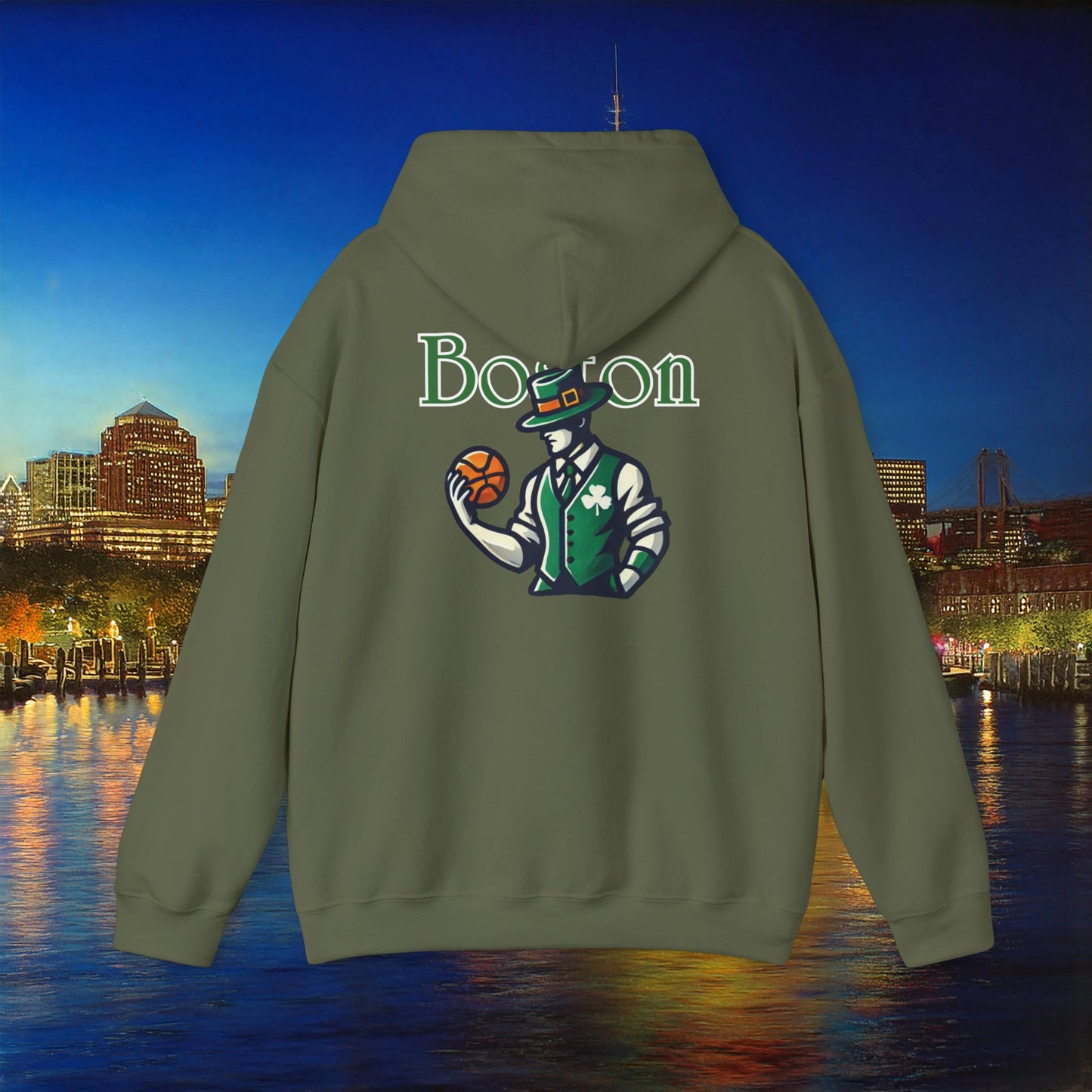 Boston Basketball Hoodie
